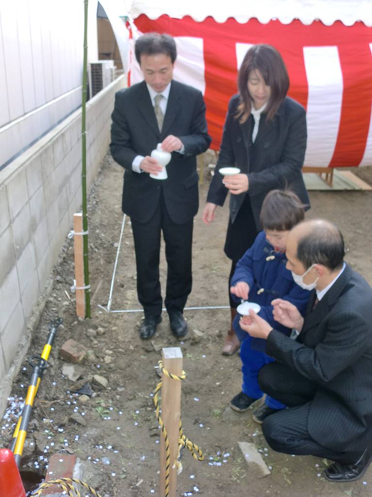 地鎮祭を行いました！