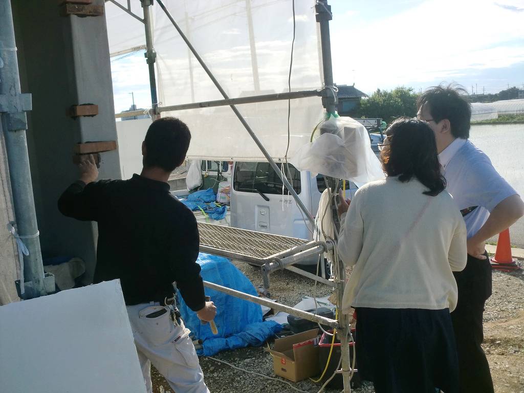玄関のワンポイントは・・・
