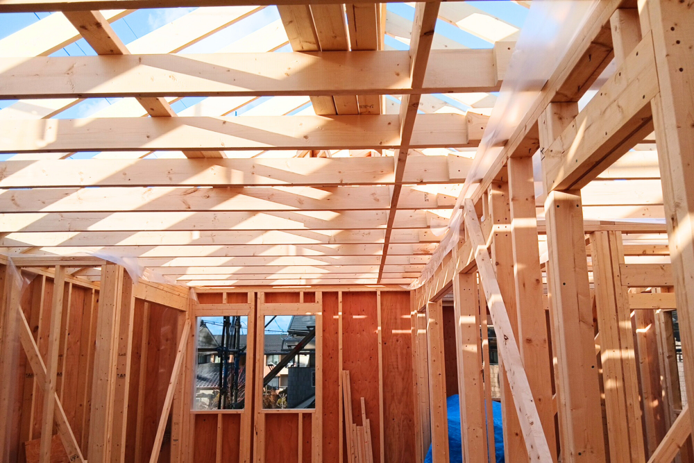 小屋組を行いました