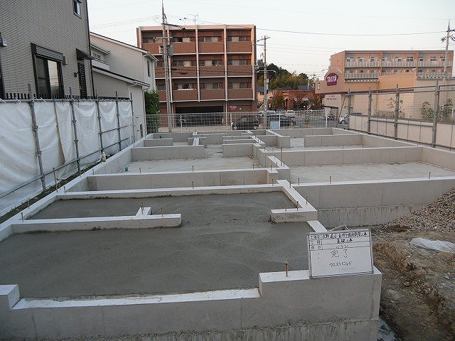 基礎工事が完了しました。
