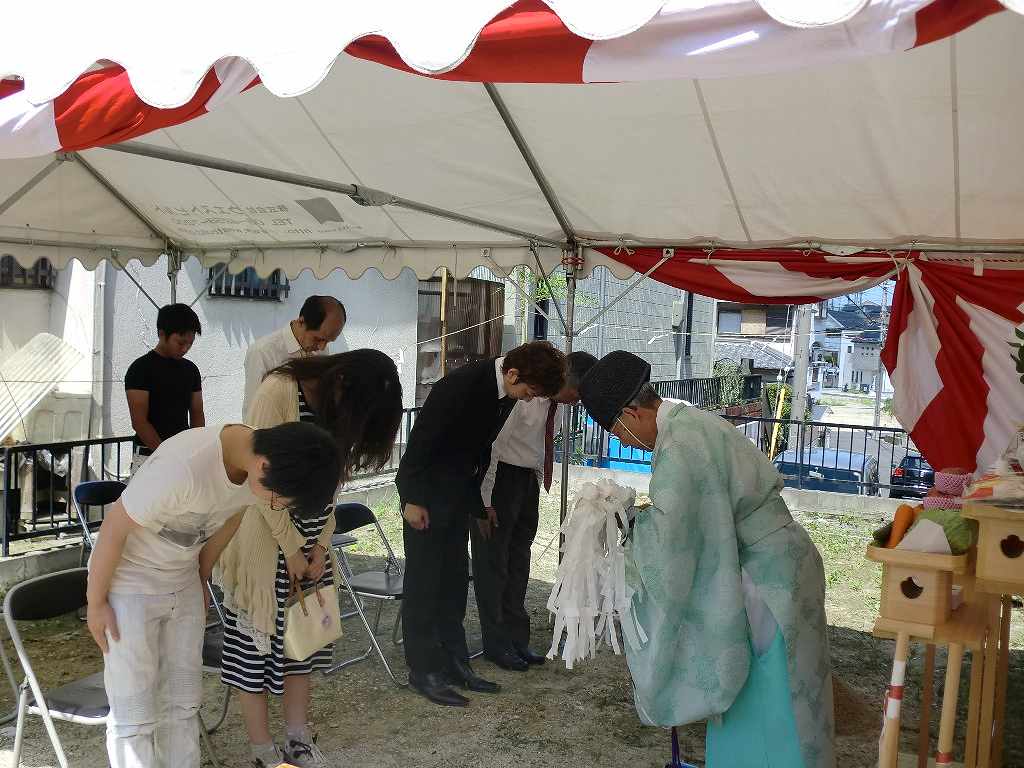 地鎮祭を行いました！