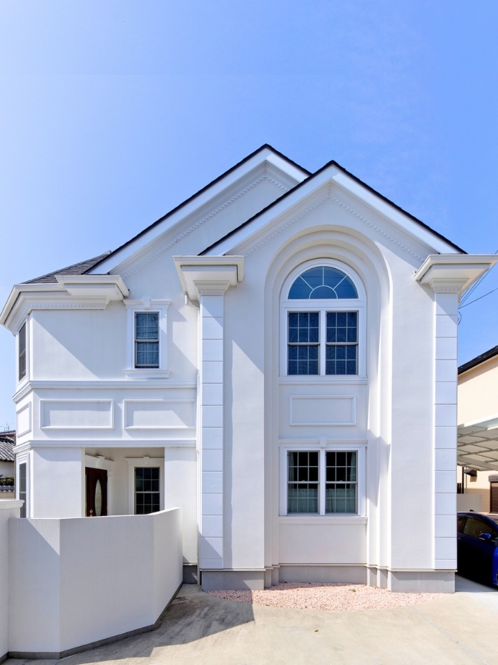 憧れの輸入住宅に建替えClassic Style House #多角形 #モールディング #建替え
