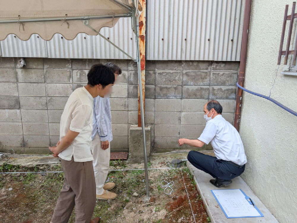 地縄確認を行いました。