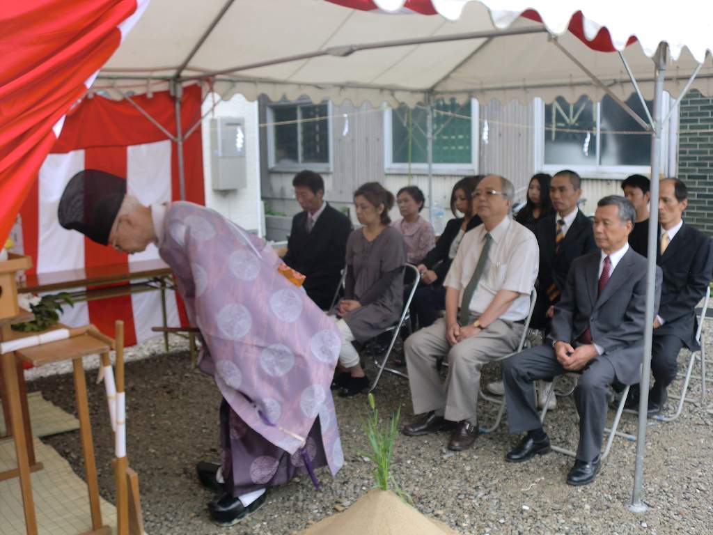 地鎮祭を行いました！