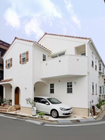 二階建てナチュラルカントリーハウス外観
