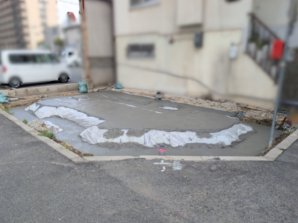 基礎工事がはじましました