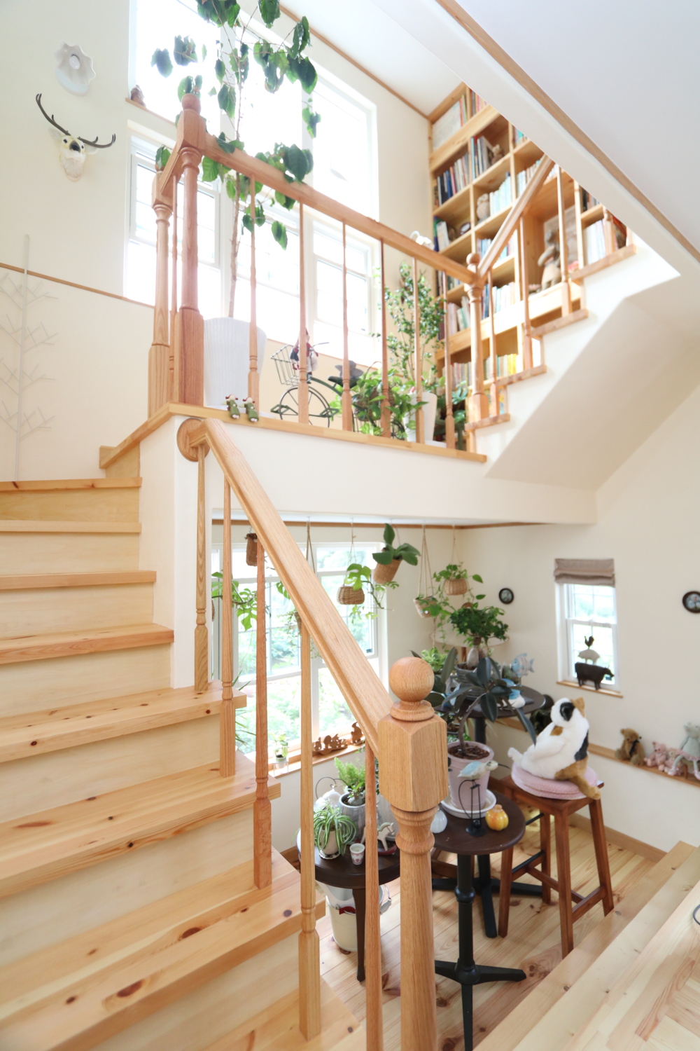 築27年ツーバイフォーの家を造作キッチン明るい吹き抜けのあるこだわりのお住まいに増築＆リフォーム！