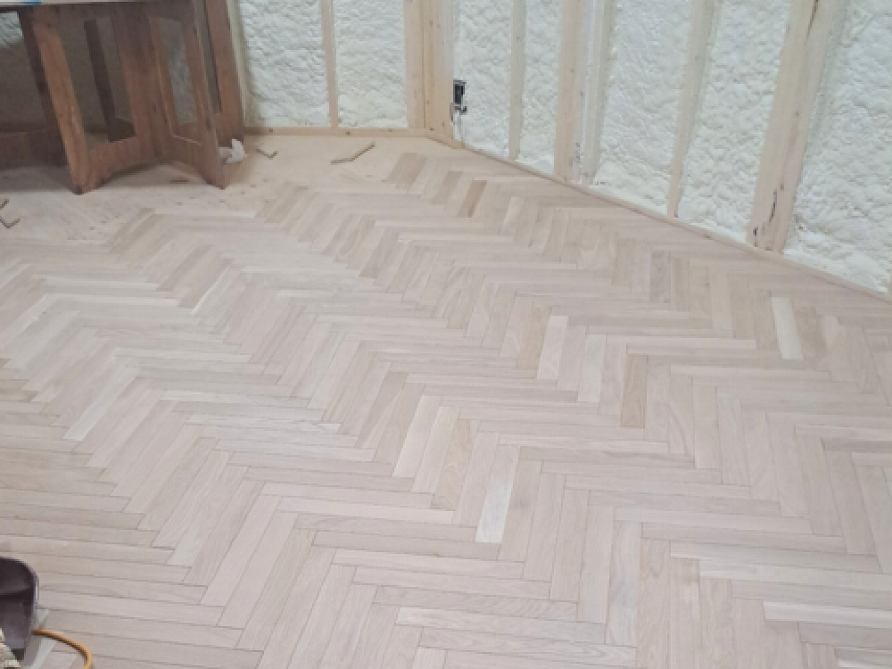 Herringboneの床