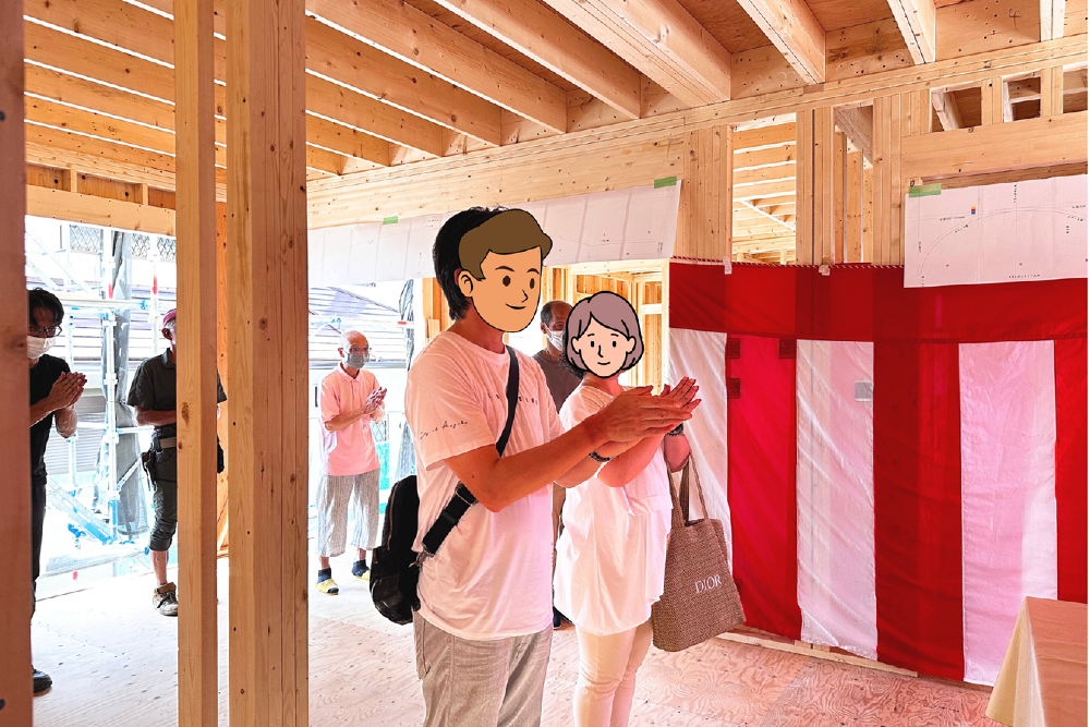 上棟式を行いました