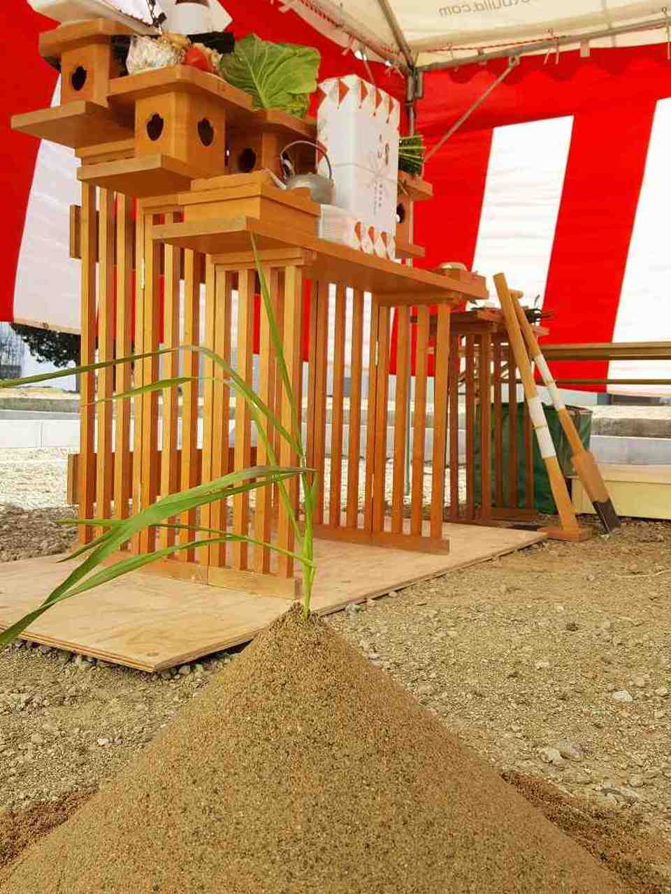 思い出に残る地鎮祭