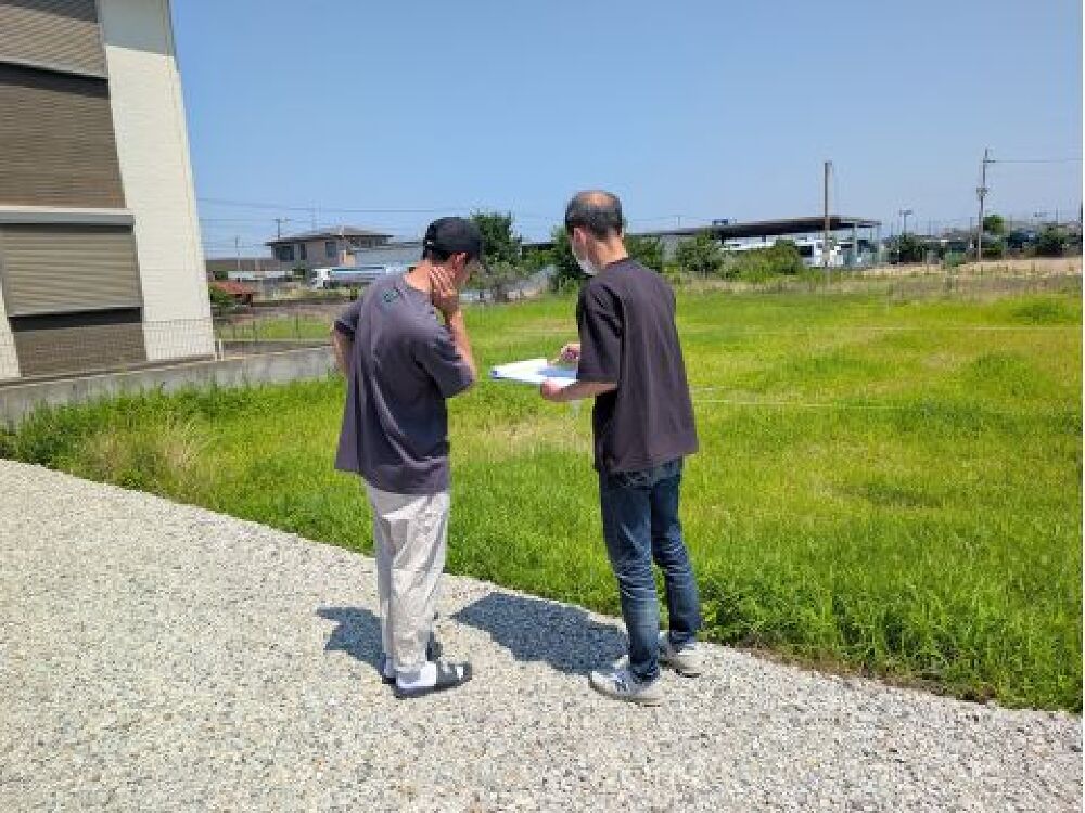 地縄確認を行いました