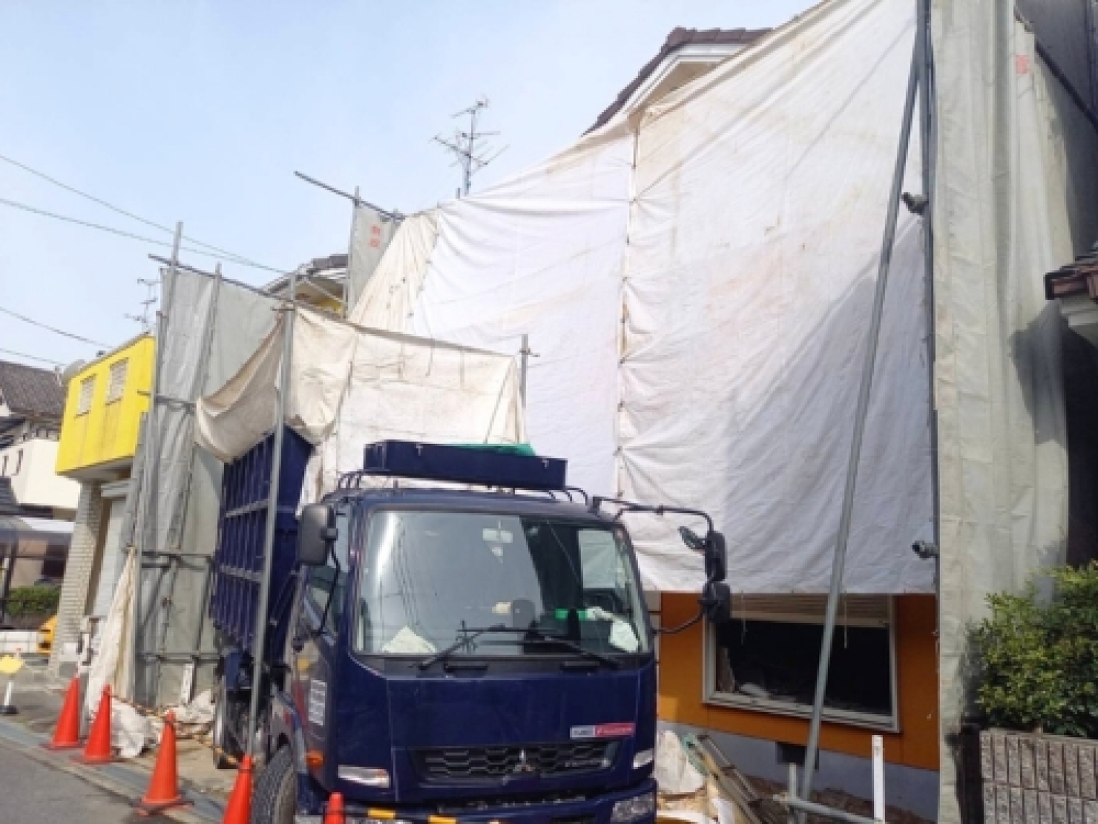 解体工事中です。