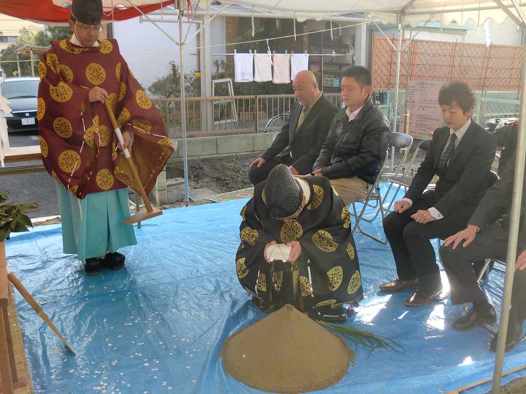 地鎮祭を行いました！