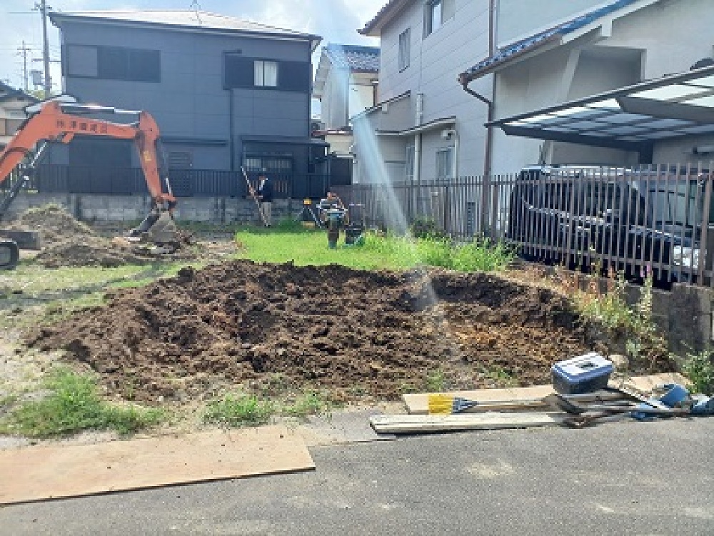 基礎工事着工