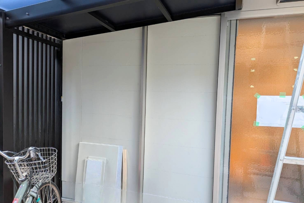 改装工事がはじまりました