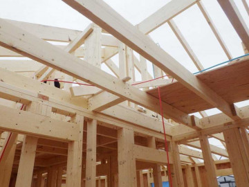 建て方工事が進みます