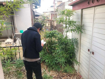 解体工事前の確認
