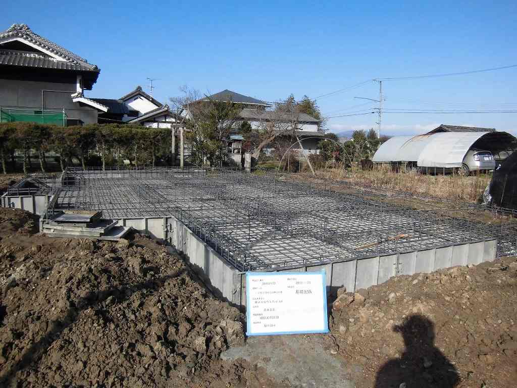 基礎工事中です。