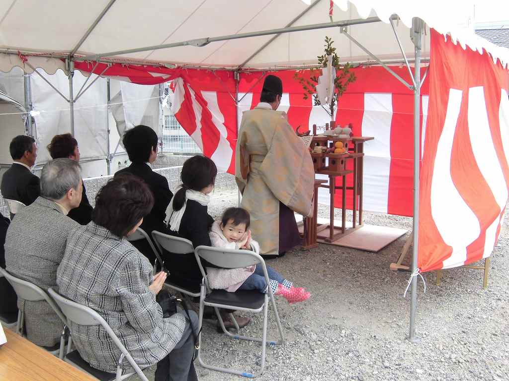 地鎮祭を行いました！