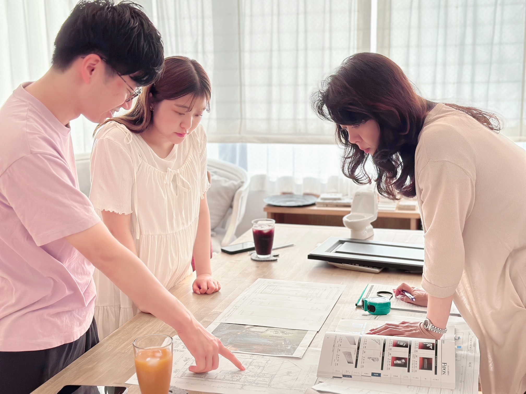 お客様との打ち合わせ風景