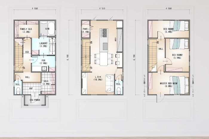 ３階建て間取